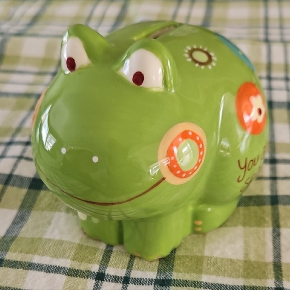 Other - Green Frog Piggy Bank